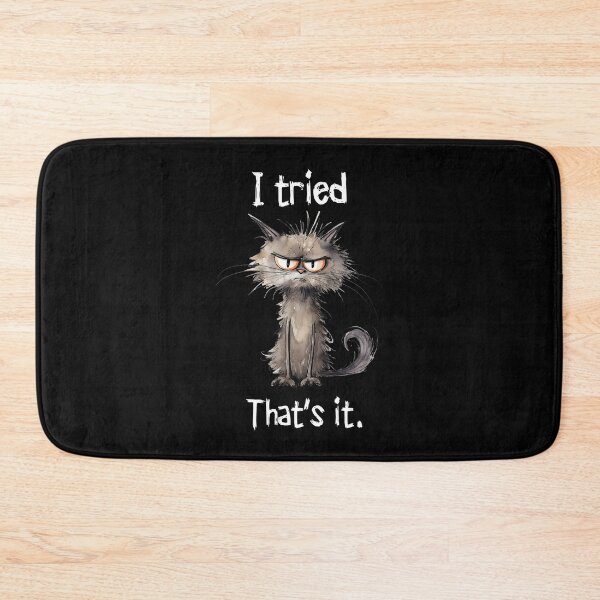 Item preview, I Tried That's It Funny Grumpy Cat Gift designed and sold by Say It With Ink.