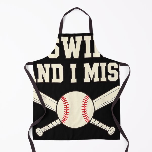 Item preview, I Swing And I Miss Baseball Player Batting Fan Humor designed and sold by CharlieConon.