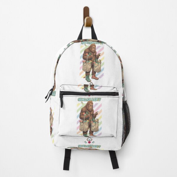 Item preview, Sugar Low - Funny Bigfoot Grocery Run with Ice Cream & Coffee Retro Design designed and sold by Whimsy Trail Co.