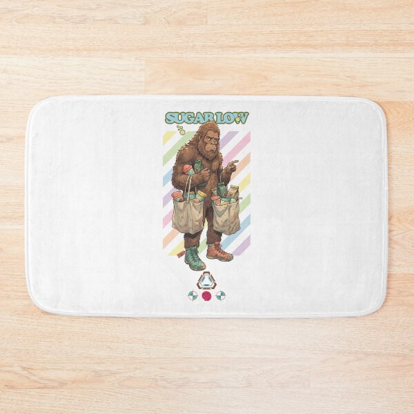 Item preview, Sugar Low - Funny Bigfoot Grocery Run with Ice Cream & Coffee Retro Design designed and sold by Whimsy Trail Co.
