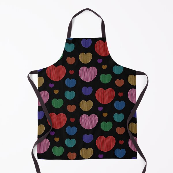 Item preview, Colorful Hand Drawn Hearts Pattern Aesthetic Cute Love Art designed and sold by ubborn.