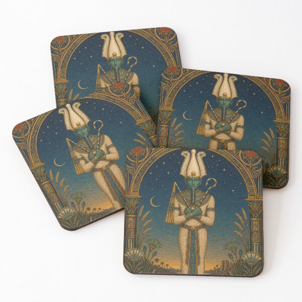 Item preview, Osiris — Egyptian God of Rebirth | Egyptian Revival Art designed and sold by Urbantheseus.