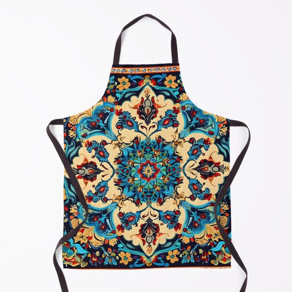 Item preview, Vintage Persian Rug-Inspired Blue And Earthtones Design  designed and sold by DEC02.