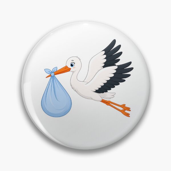Item preview, Stork Delivering Baby Boy Bundle designed and sold by Myra365Art.