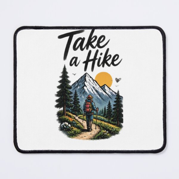 Item preview, Take A Hike Vintage Mountain Hiking Outdoor Adventure designed and sold by LuxocaDesigns24.