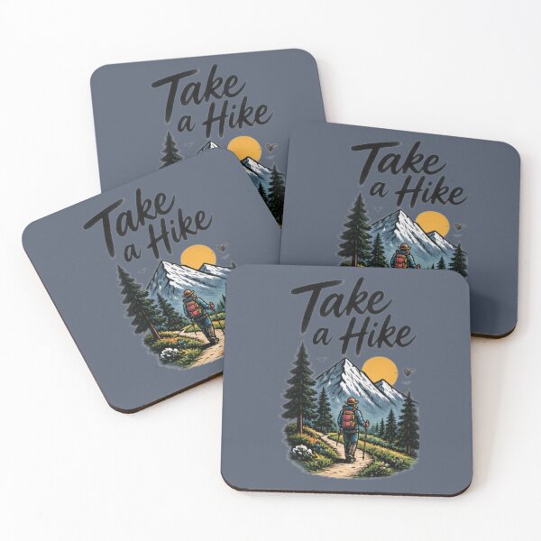 Item preview, Take A Hike Vintage Mountain Hiking Outdoor Adventure designed and sold by LuxocaDesigns24.