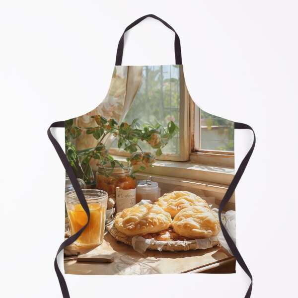 Item preview, Sunlit Sweets - Fresh Pies By A Sunlit Window - Watercolor Art - Food Art designed and sold by CastleBySea.