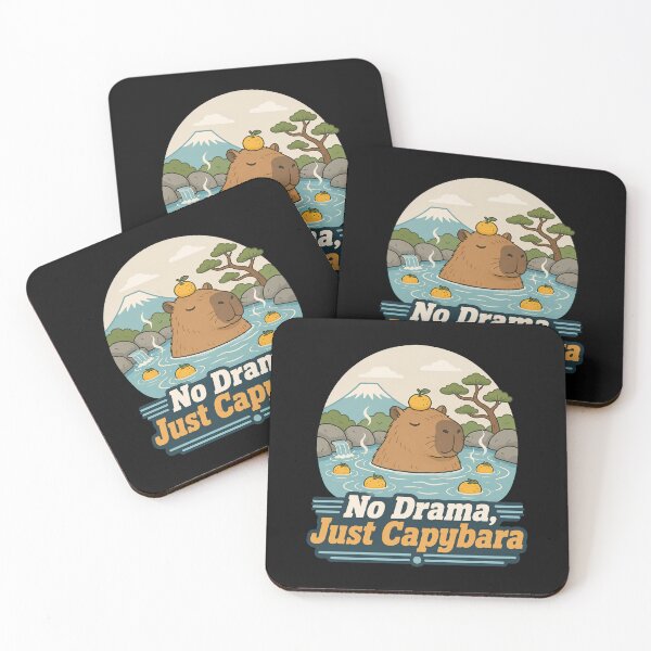 Item preview, Sin dramas, solo un capibara. designed and sold by Radevv.