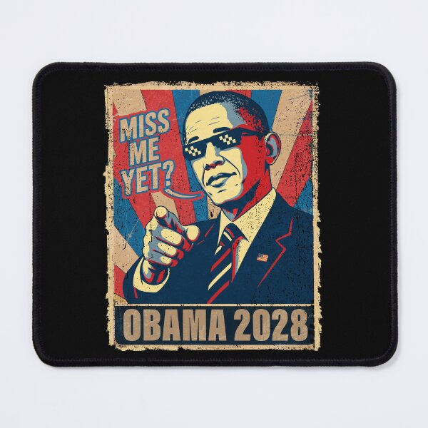 Item preview, Obama 2028 Funny Miss Me Yet Since Rules Don't Exist Anymore designed and sold by elongatedjazz.