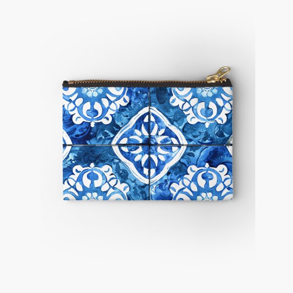Item preview, Mediterranean Vintage Tile-Inspired Blue And White Pattern designed and sold by DEC02.