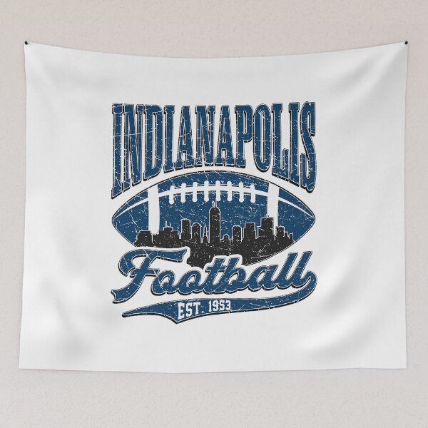 Item preview, Indy Football Vintage City Skyline Tee designed and sold by TammyRich84022.
