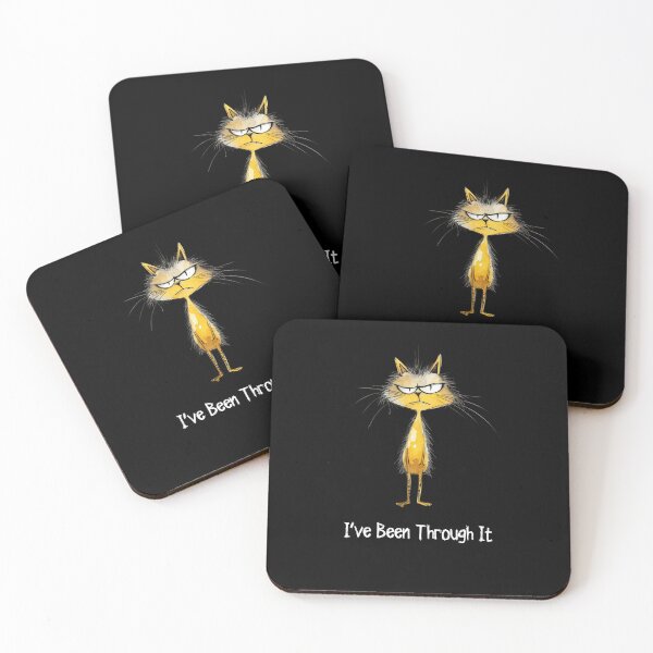 Item preview, I've Been Through It Funny Yellow Cat Gift designed and sold by Say It With Ink.