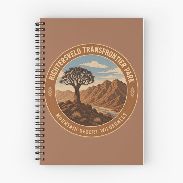 Item preview, Richtersveld Transfrontier Park Mountain Desert Wilderness Round Badge – South Africa designed and sold by The Digital Compass.