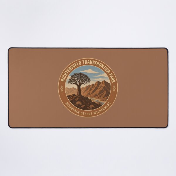Item preview, Richtersveld Transfrontier Park Mountain Desert Wilderness Round Badge – South Africa designed and sold by The Digital Compass.