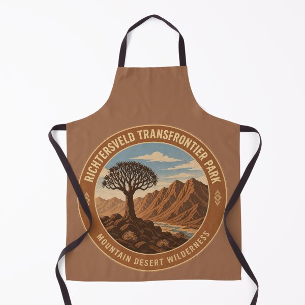 Item preview, Richtersveld Transfrontier Park Mountain Desert Wilderness Round Badge – South Africa designed and sold by The Digital Compass.