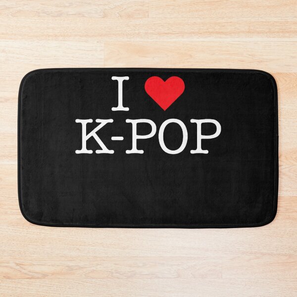 Item preview, I Love K-Pop Korean Pop Music Fan Lover designed and sold by BrockmeyeSB.