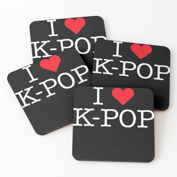 Item preview, I Love K-Pop Korean Pop Music Fan Lover designed and sold by BrockmeyeSB.