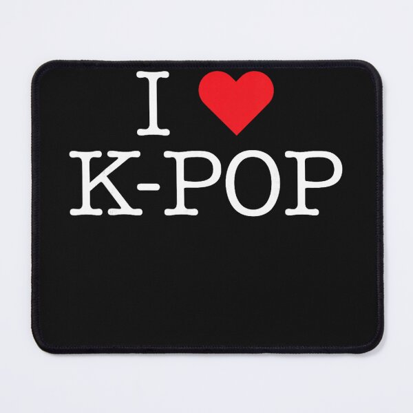 Item preview, I Love K-Pop Korean Pop Music Fan Lover designed and sold by BrockmeyeSB.