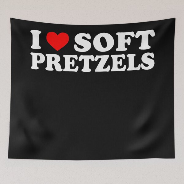 Item preview, I Love Soft Pretzels Pretzel Lover Foodie Snack Enthusiast designed and sold by BrockmeyeSB.