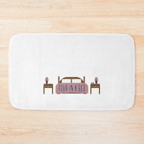 Item preview, Four In A Bed II (on White) designed and sold by PawsitiveMum3.
