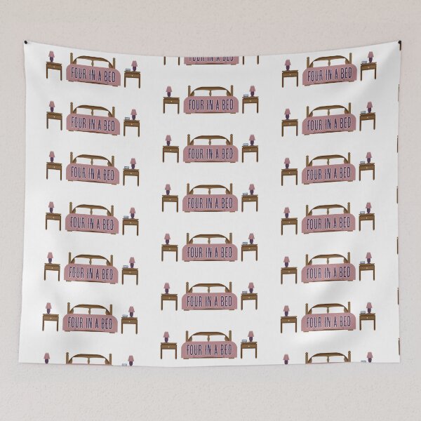 Item preview, Four In A Bed II (on White) designed and sold by PawsitiveMum3.