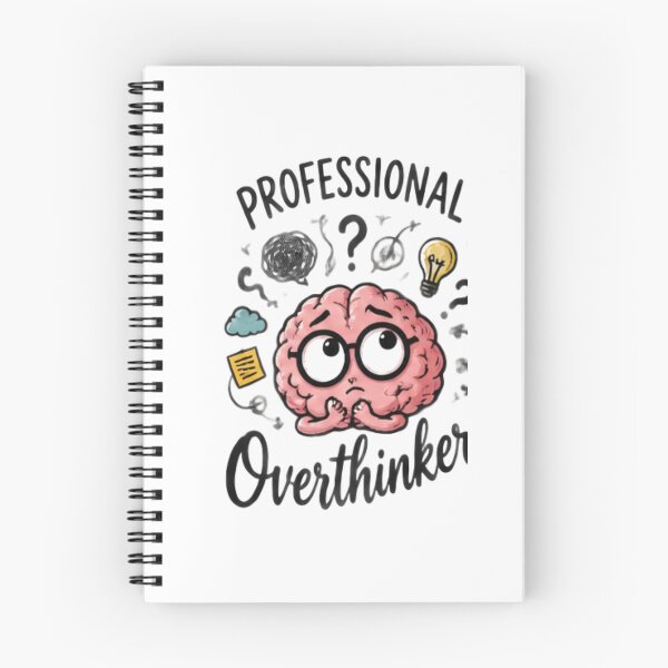 Item preview, Professional overthinker Funny  Brain Mental Health designed and sold by LuxocaDesigns24.