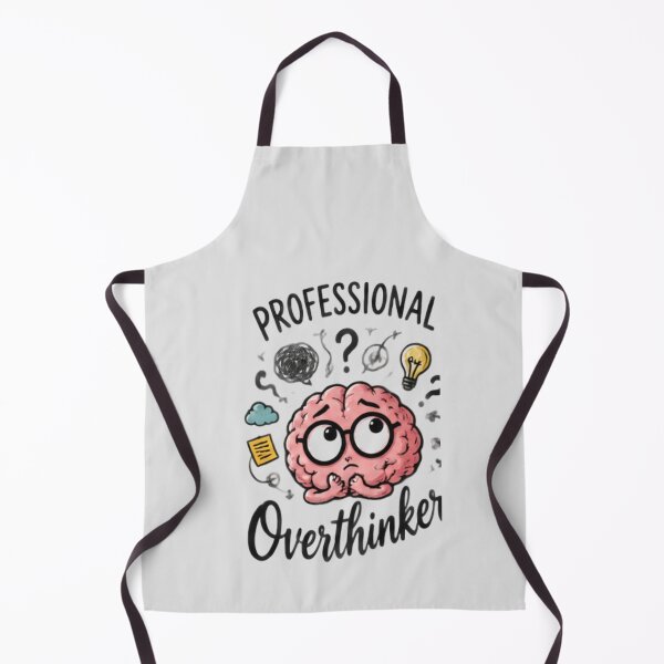 Item preview, Professional overthinker Funny  Brain Mental Health designed and sold by LuxocaDesigns24.