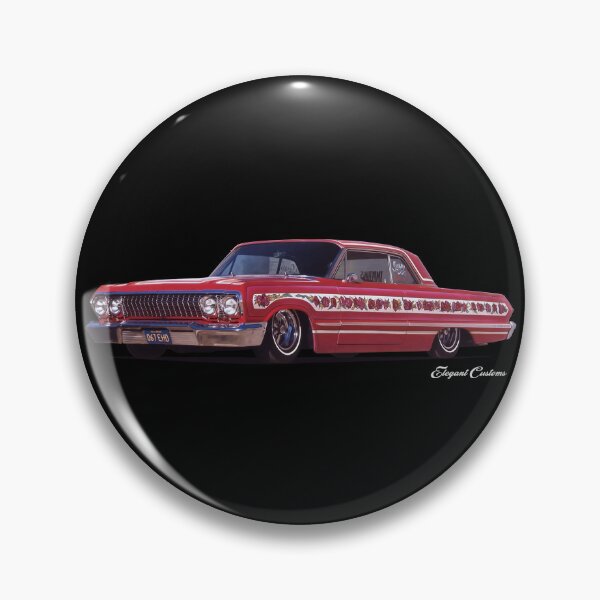 Item preview, 1963 Impala Gypsy Rose Lowrider no text, Kustom, Hot Rod, Muscle Car designed and sold by Elegant Customs.