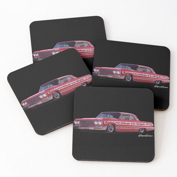 Item preview, 1963 Impala Gypsy Rose Lowrider no text, Kustom, Hot Rod, Muscle Car designed and sold by Elegant Customs.