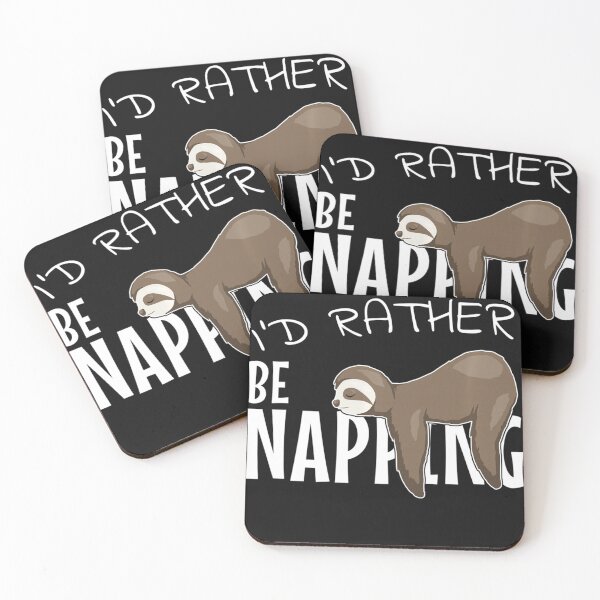 Item preview, I'd Rather Be Napping Sloth Animal Lover Sleepy Napper designed and sold by BrockmeyeSB.