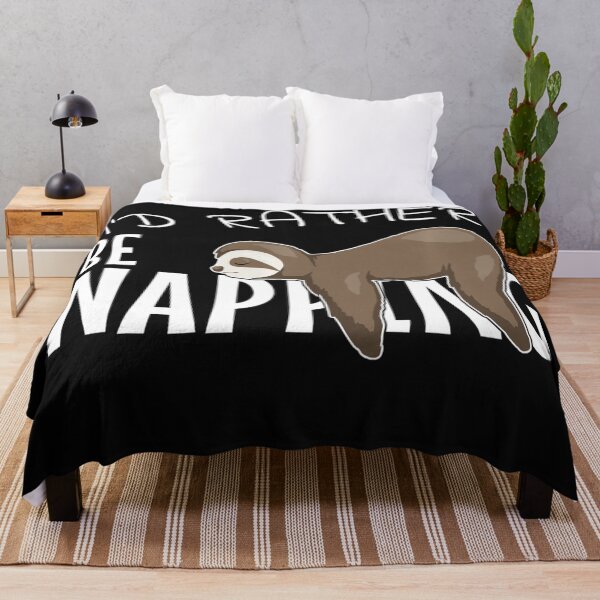 Item preview, I'd Rather Be Napping Sloth Animal Lover Sleepy Napper designed and sold by BrockmeyeSB.
