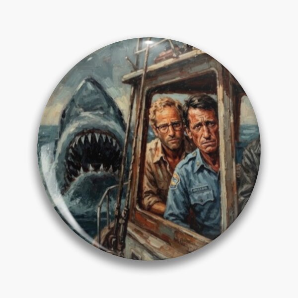Item preview, Jaws Fine Art Tribute designed and sold by Art's Diner.