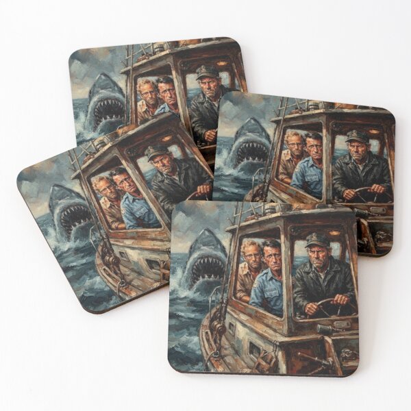 Item preview, Jaws Fine Art Tribute designed and sold by Art's Diner.