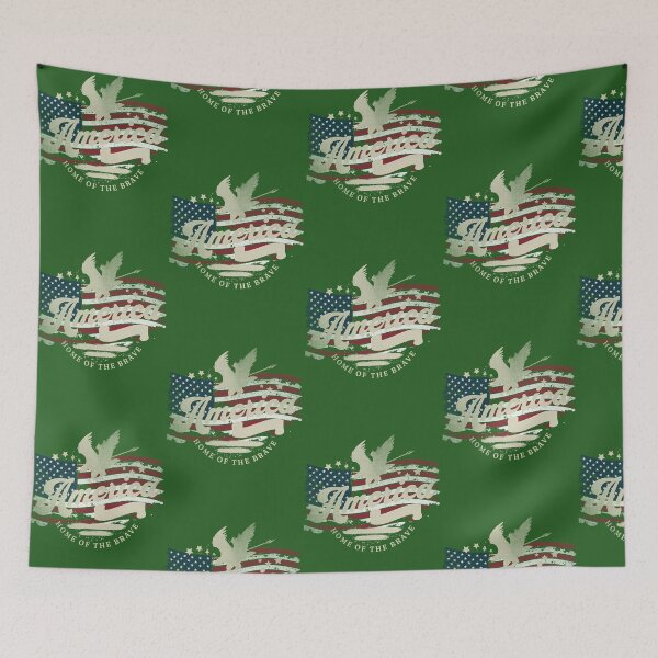 Item preview, America Home Of The Brave 707 designed and sold by GrimmStor.