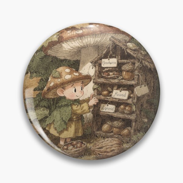 Item preview, Mushroom Sprite's Acorn Lost and Found designed and sold by PictorialWhimsy.