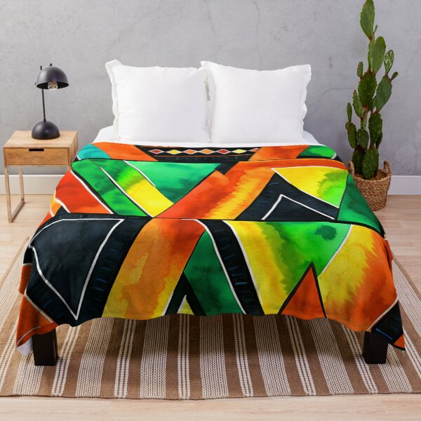 Item preview, Kwanzaa African-Inspired Red, Green, Black Geometric Pattern designed and sold by DEC02.