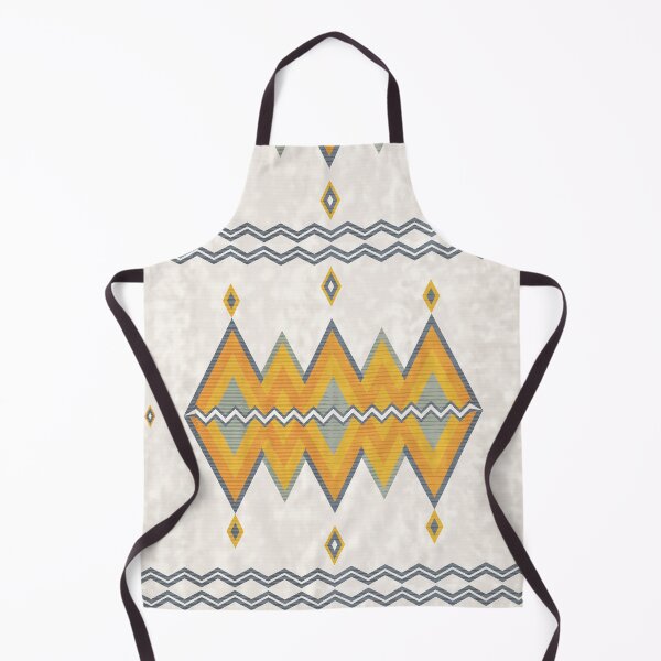 Item preview, Desert Marigold and Slate Southwestern Geometric Area Rug designed and sold by Momoko-Hikaru.