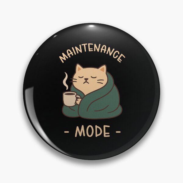 Item preview, Maintenance Mode Cozy Cat Introvert Gift designed and sold by Say It With Ink.