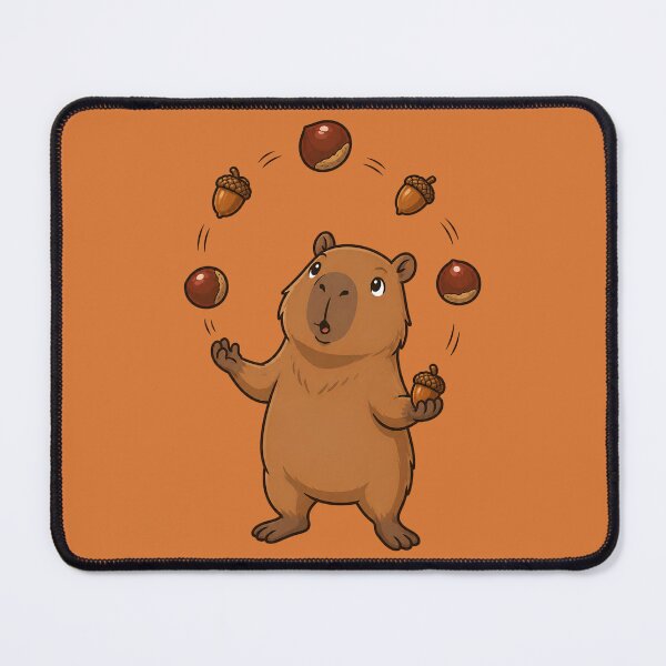 Item preview, Autumn Capybara Acorn Juggler designed and sold by Ivy-Triggs.