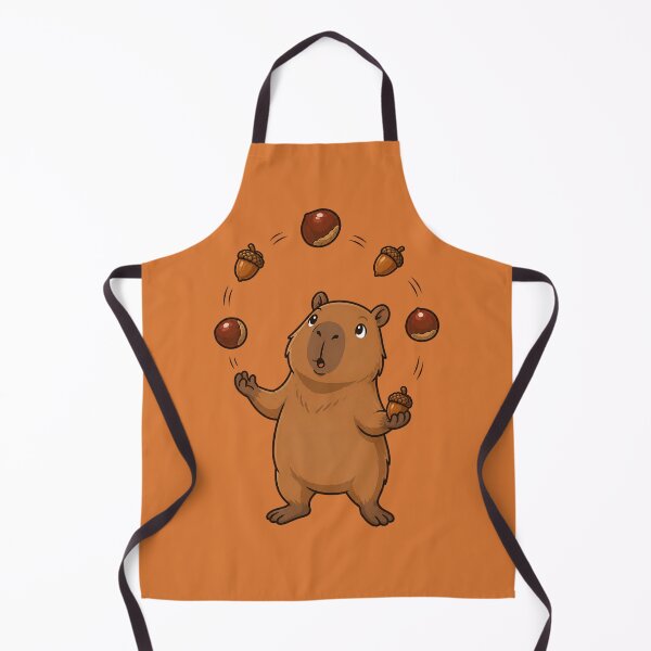 Item preview, Autumn Capybara Acorn Juggler designed and sold by Ivy-Triggs.