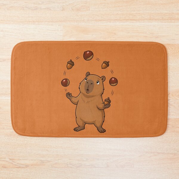 Item preview, Autumn Capybara Acorn Juggler designed and sold by Ivy-Triggs.