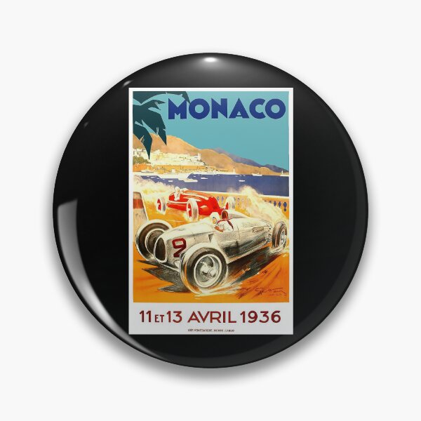Item preview, 1936 Monaco Race Poster Art - Lowrider, Kustom, Hot Rod, Muscle Car designed and sold by Elegant Customs.