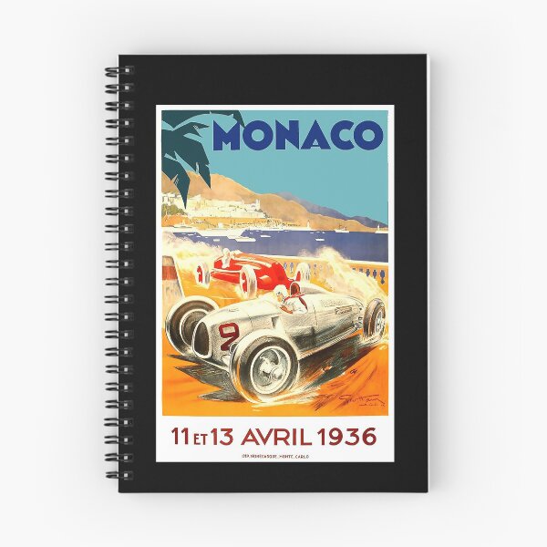 Item preview, 1936 Monaco Race Poster Art - Lowrider, Kustom, Hot Rod, Muscle Car designed and sold by Elegant Customs.