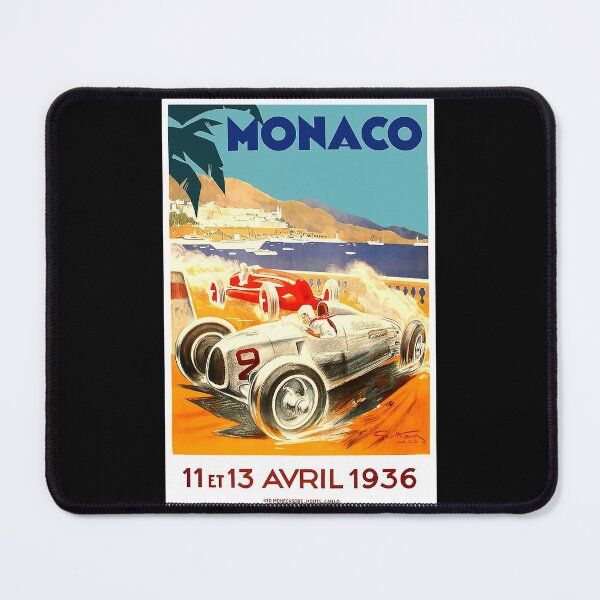 Item preview, 1936 Monaco Race Poster Art - Lowrider, Kustom, Hot Rod, Muscle Car designed and sold by Elegant Customs.