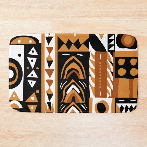 Item preview, African Kwanzaa Design Pattern In Warm Brown Earthtones designed and sold by DEC02.