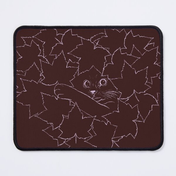 Item preview, Cat hiding in leaves designed and sold by popdaydreams.