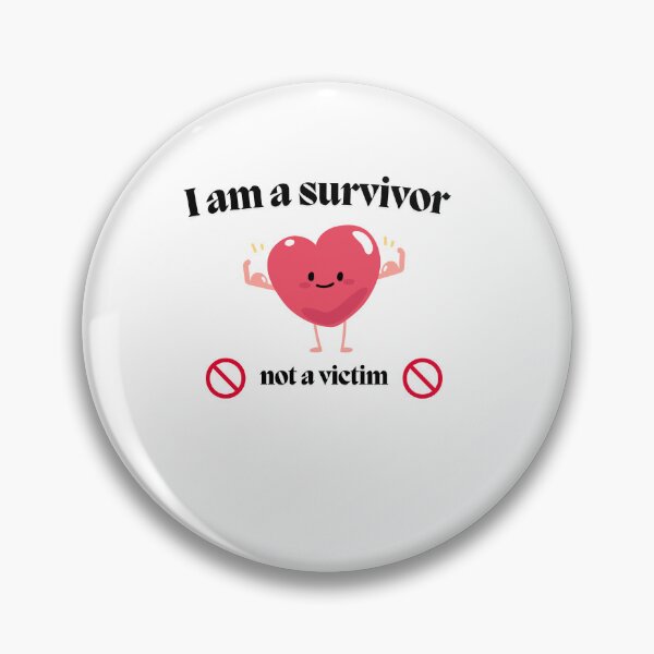 Item preview, I am a survivor not a victim design designed and sold by Studio Chic by Rooh.