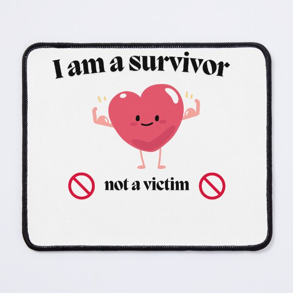 Item preview, I am a survivor not a victim design designed and sold by Studio Chic by Rooh.