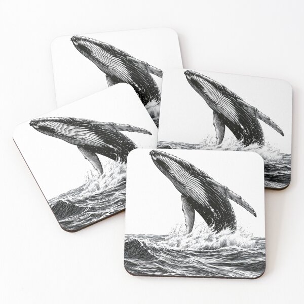Item preview, Majestic Breaching Humpback Whale Ocean Graphic designed and sold by TrendyGalaxy.
