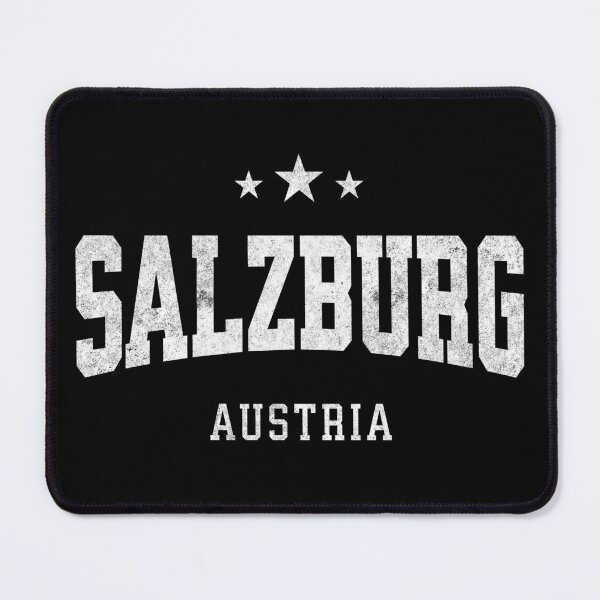 Item preview, Salzburg Austria Vintage Varsity Travel College Style Design designed and sold by NiceTeeClub.